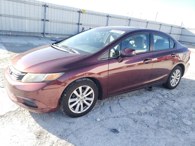 Image 1 of 2012 HONDA CIVIC EX 2012 with VIN 19XFB2F81CE092602