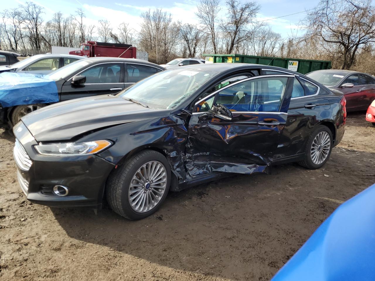 Obraz 1 z 2014 FORD FUSION TITANIUM HEV 2014 z VIN 3FA6P0RU3ER198372