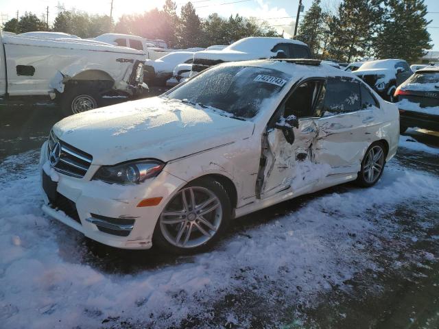 Image 1 of 2014 MERCEDES-BENZ C 300 4MATIC 2014 with VIN WDDGF8AB9EA946763