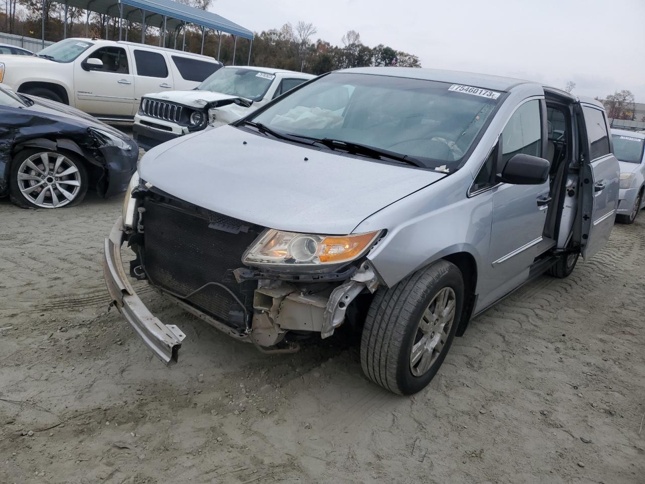 Image 1 of 2013 HONDA ODYSSEY LX 2013 with VIN 5FNRL5H25DB003744