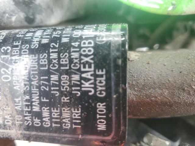 Изображение 1 2013 KAWASAKI EX300 B 2013 с VIN JKAEX8B14DDA03954