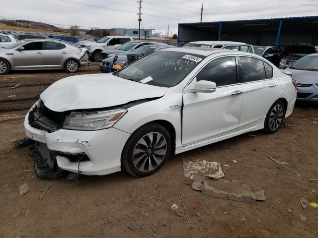 Image 1 of 2017 HONDA ACCORD TOURING HYBRID 2017 with VIN JHMCR6F77HC028302