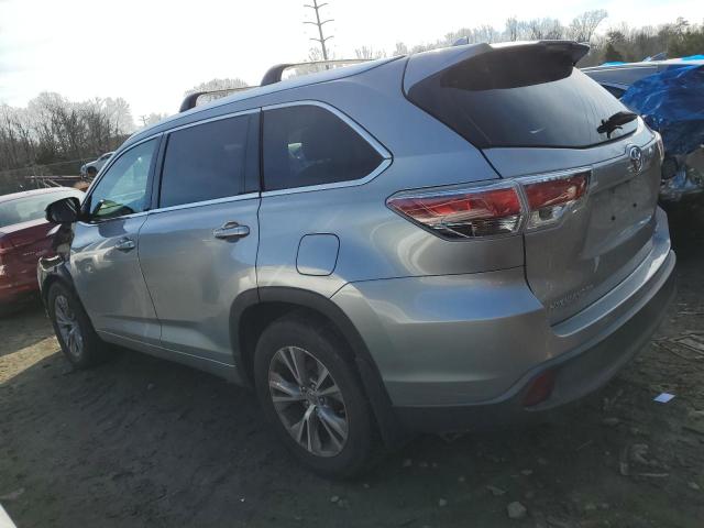 Obraz 2 z 2015 TOYOTA HIGHLANDER XLE 2015 z VIN 5TDJKRFH0FS149255