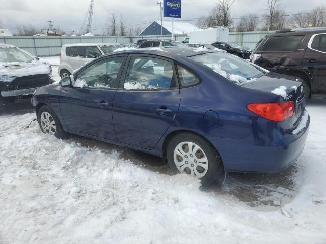 Image 2 of 2010 HYUNDAI ELANTRA BLUE 2010 with VIN KMHDU4AD0AU164949
