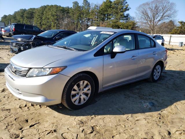 Image 1 of 2012 HONDA CIVIC LX 2012 with VIN 19XFB2F56CE100800