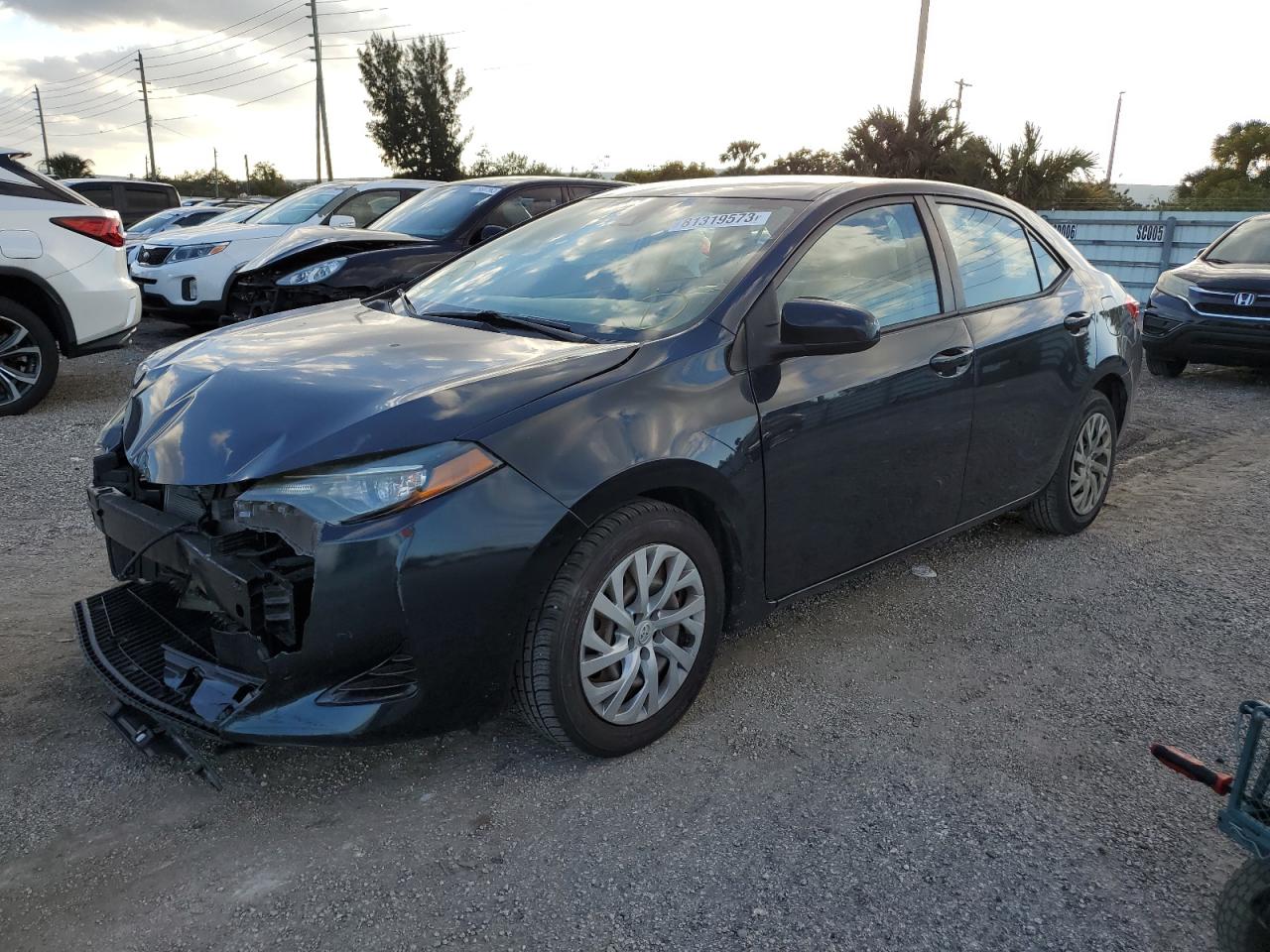 Image 1 of 2017 TOYOTA COROLLA L 2017 with VIN 2T1BURHEXHC760391