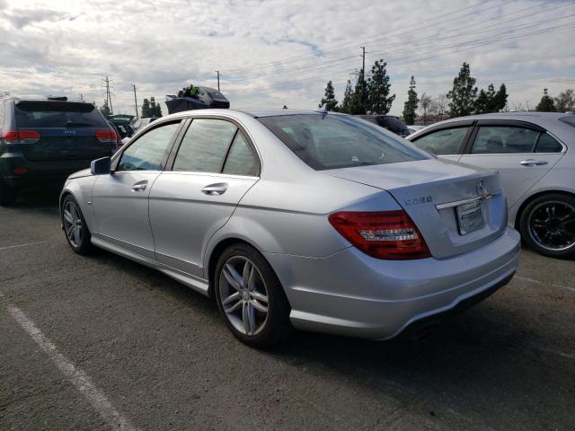 Image 2 of 2012 MERCEDES-BENZ C 250 2012 with VIN WDDGF4HB6CA645704