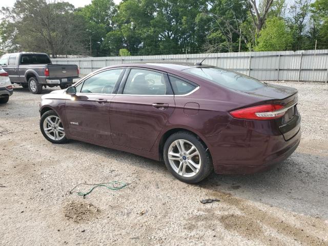 Image 2 of 2018 FORD FUSION SE HYBRID 2018 with VIN 3FA6P0LU1JR165003