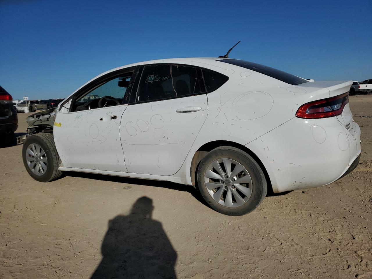 Image 2 of 2014 DODGE DART SXT 2014 with VIN 1C3CDFBBXED767507