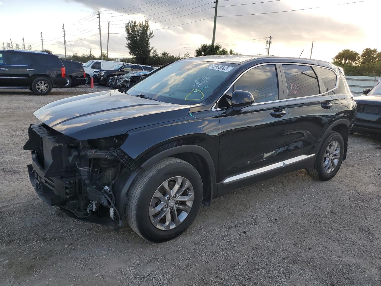 Image 1 of 2020 HYUNDAI SANTA FE SE 2020 with VIN 5NMS23AD9LH149730