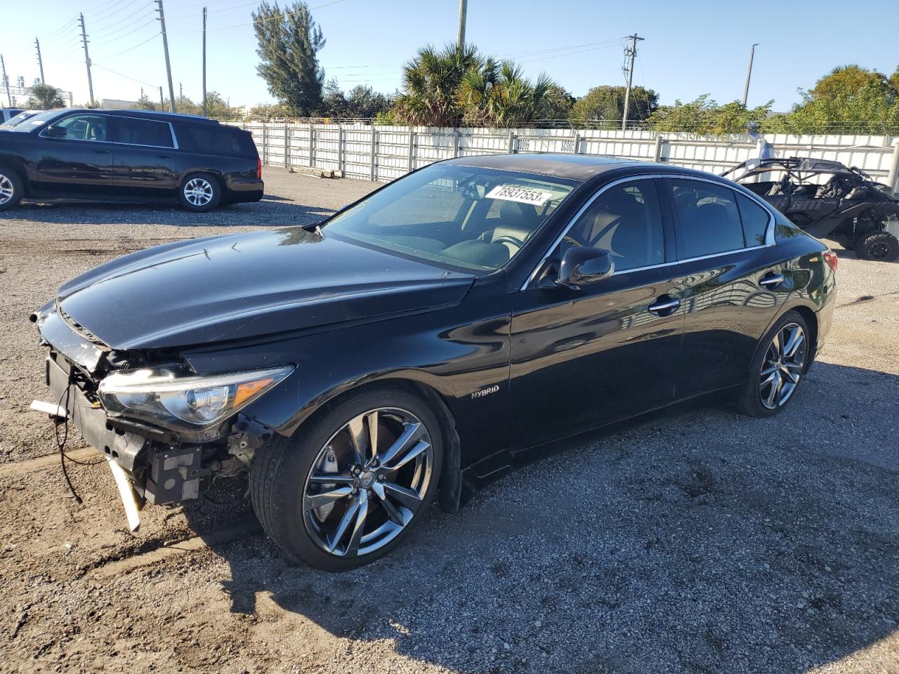 Image 1 of 2015 INFINITI Q50 HYBRID PREMIUM 2015 with VIN JN1AV7AP4FM790708