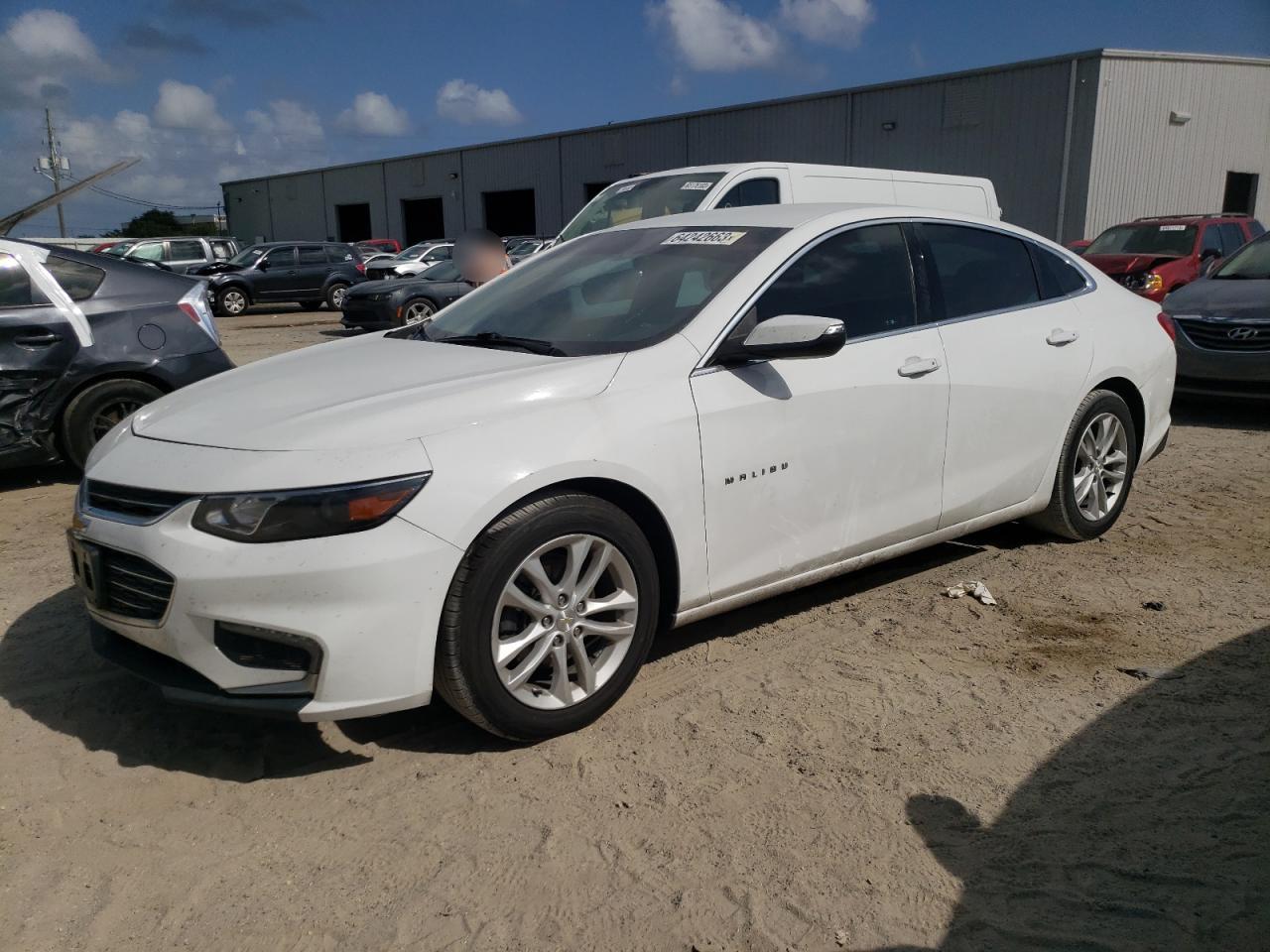Image 1 of 2018 CHEVROLET MALIBU LT 2018 with VIN 1G1ZD5ST0JF145840