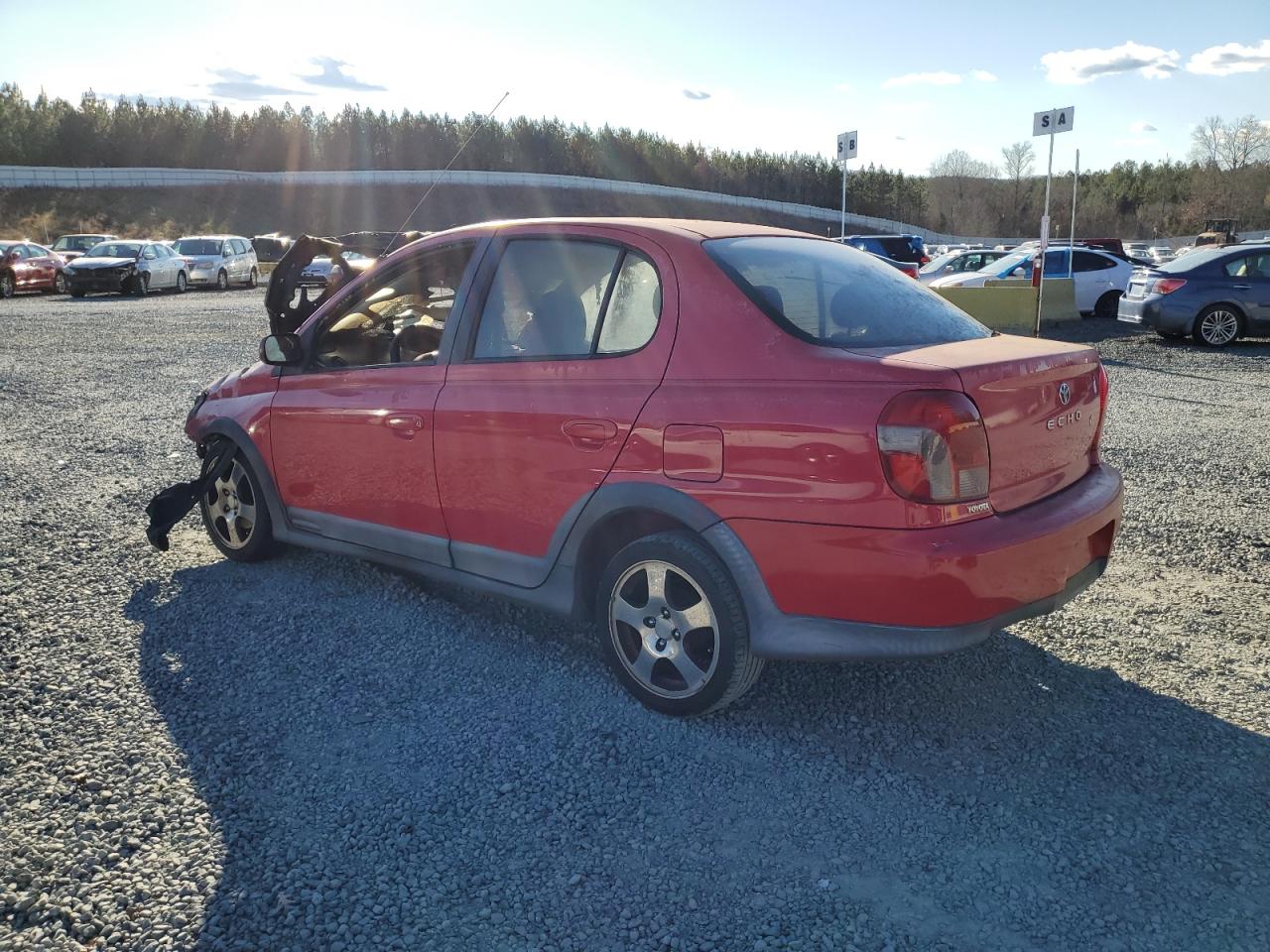 Изображение 2 2001 TOYOTA ECHO  2001 с VIN JTDBT123910127716