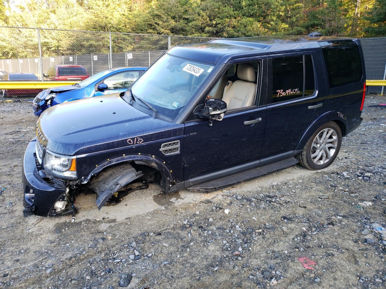 Image 1 of 2016 LAND ROVER LR4 HSE 2016 with VIN SALAG2V69GA847069