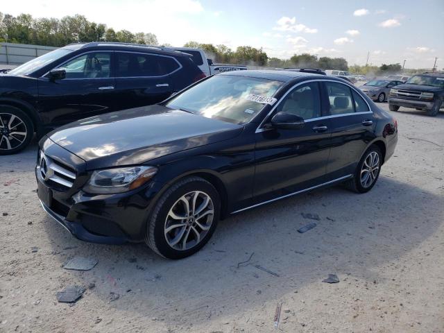 Image 1 of 2017 MERCEDES-BENZ C 300 4MATIC 2017 with VIN 55SWF4KBXHU213015