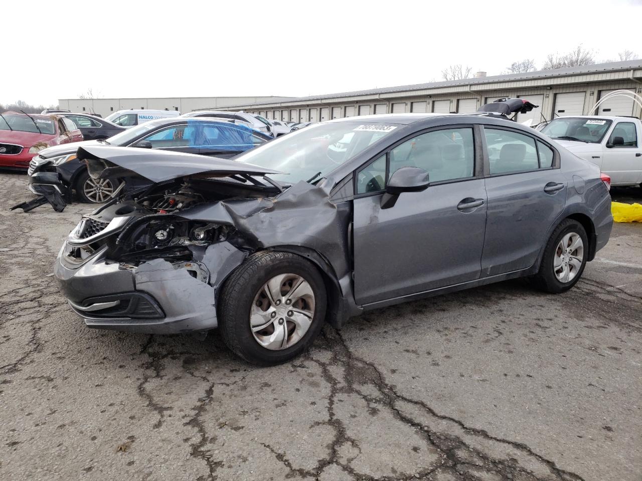 Изображение 1 2013 HONDA CIVIC LX 2013 с VIN 19XFB2F50DE045438