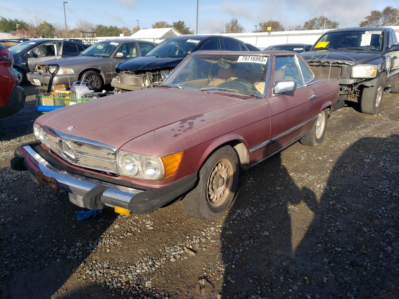 Изображение 1 1982 MERCEDES-BENZ 380 SL 1982 с VIN WDBBA45A3CB010186