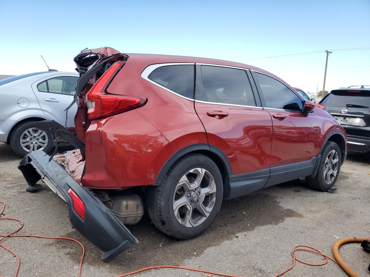 Image 3 of 2018 HONDA CR-V EXL 2018 with VIN 2HKRW2H84JH694692