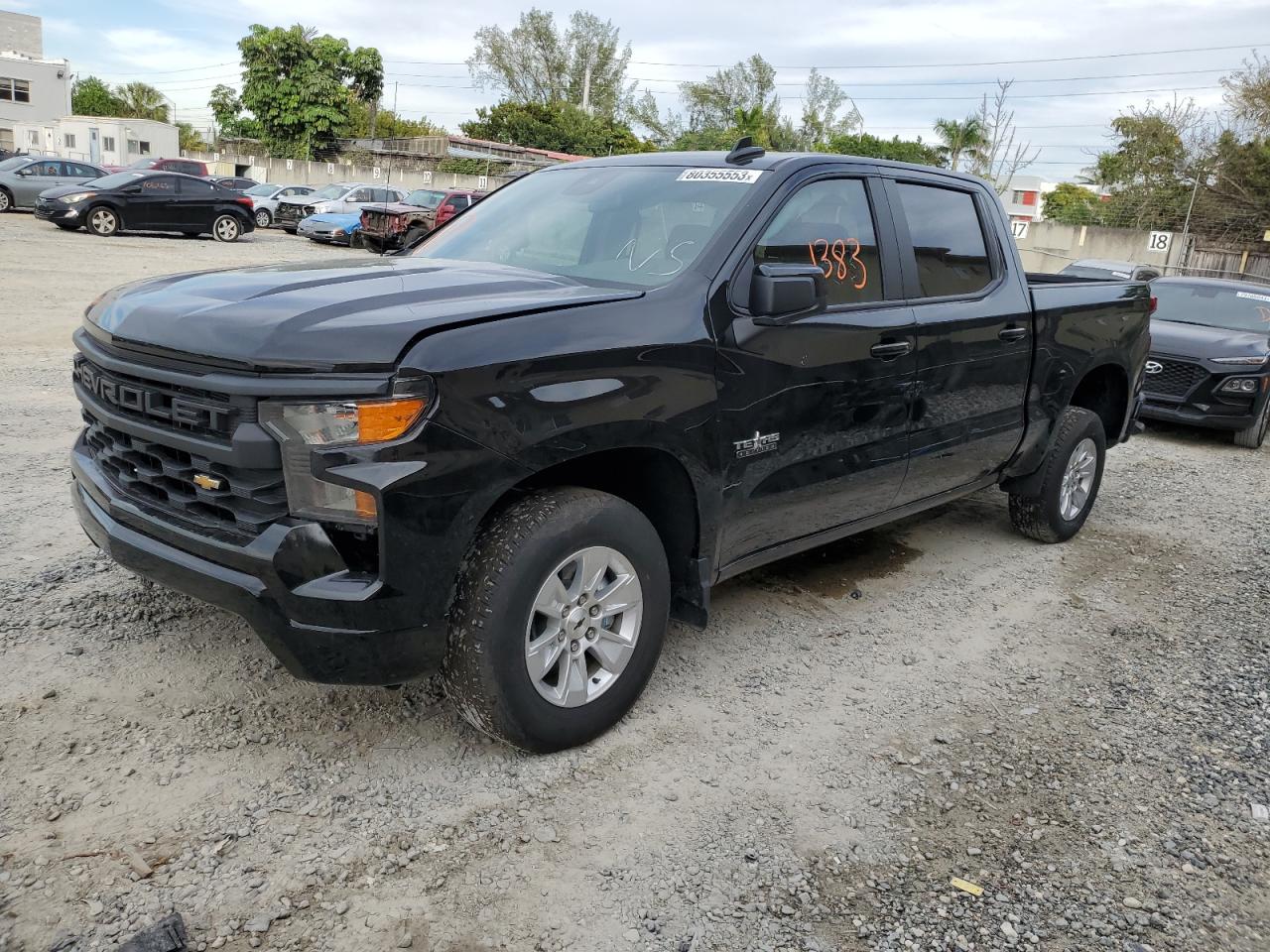 Image 1 of 2022 CHEVROLET SILVERADO C1500 RST 2022 with VIN 2GCPADED5N1505381
