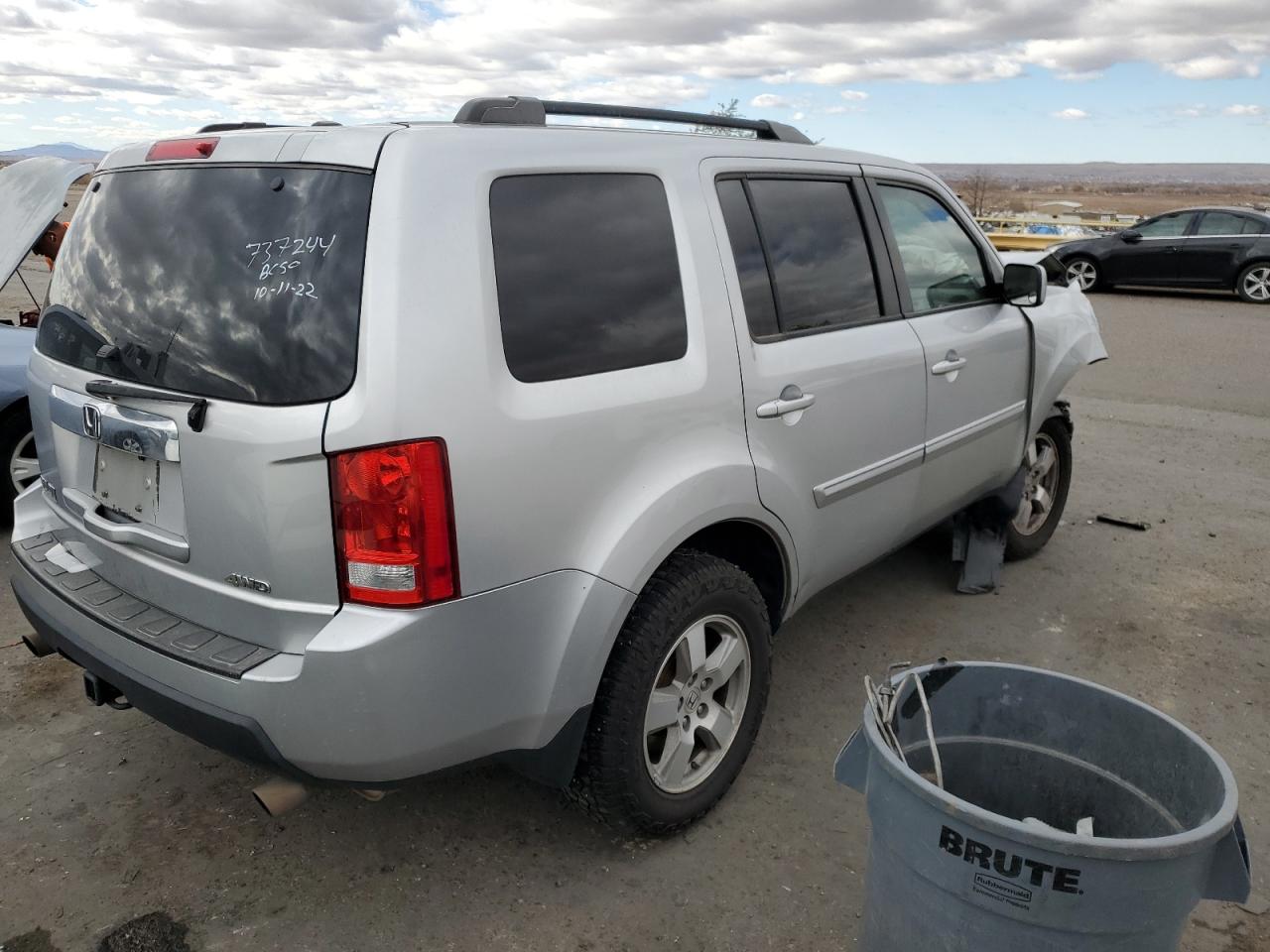 Изображение 3 2011 HONDA PILOT EXL 2011 с VIN 5FNYF4H57BB014152