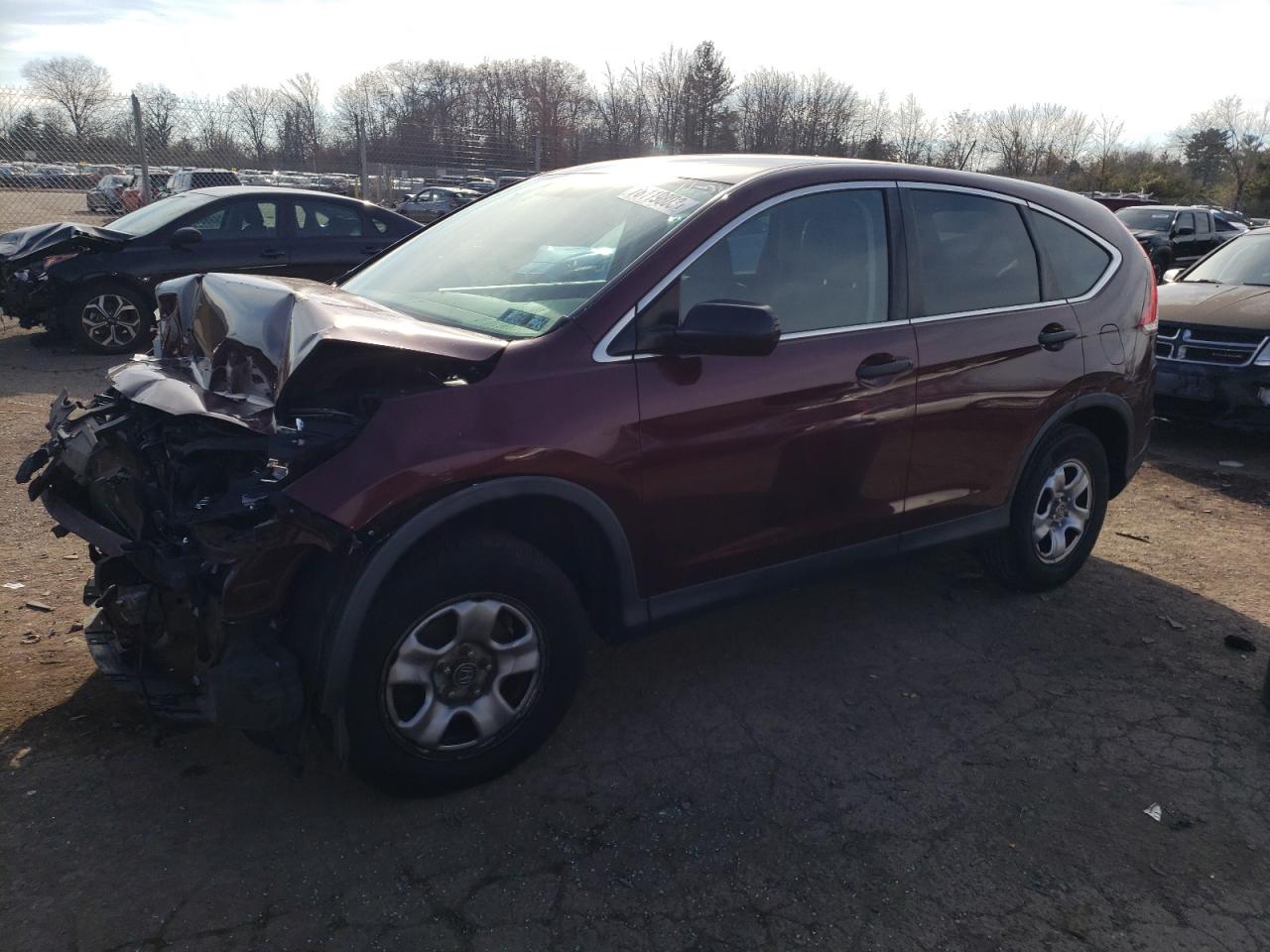 Изображение 1 2014 HONDA CR-V LX 2014 с VIN 5J6RM4H3XEL095118