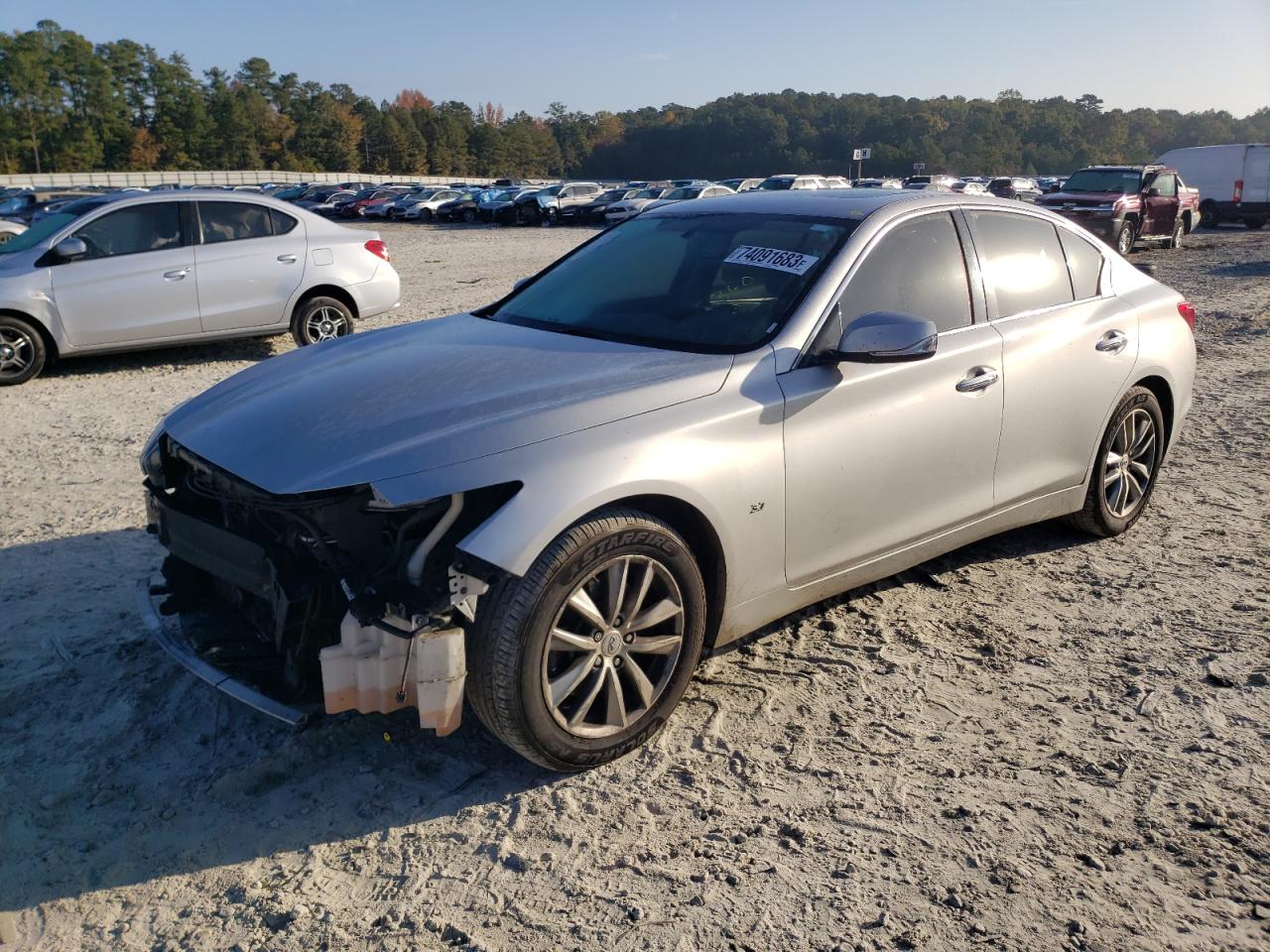 Obraz 1 z 2014 INFINITI Q50 BASE 2014 z VIN JN1BV7ARXEM682484