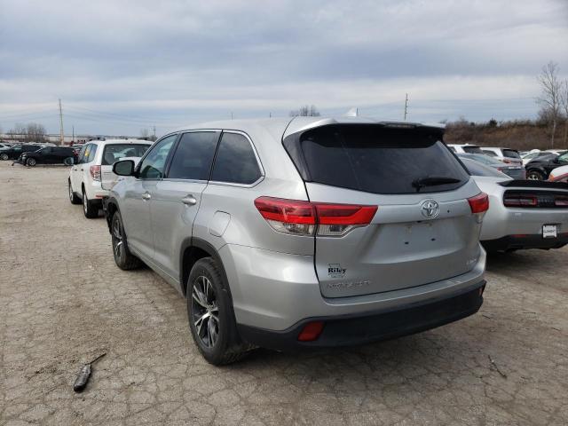 Image 2 of 2017 TOYOTA HIGHLANDER LE 2017 with VIN 5TDBZRFH7HS426583