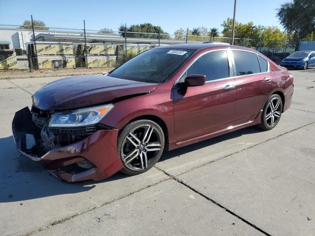 Image 1 of 2017 HONDA ACCORD SPORT 2017 with VIN 1HGCR2F57HA189111