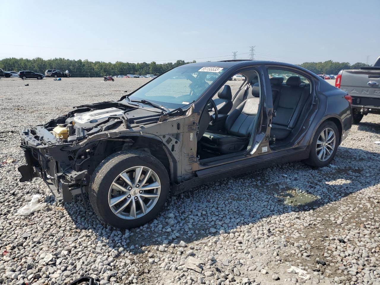 Image 1 of 2014 INFINITI Q50 BASE 2014 with VIN JN1BV7AR1EM691011