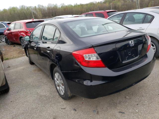 Изображение 2 2012 HONDA CIVIC LX 2012 с VIN 19XFB2F53CE357140