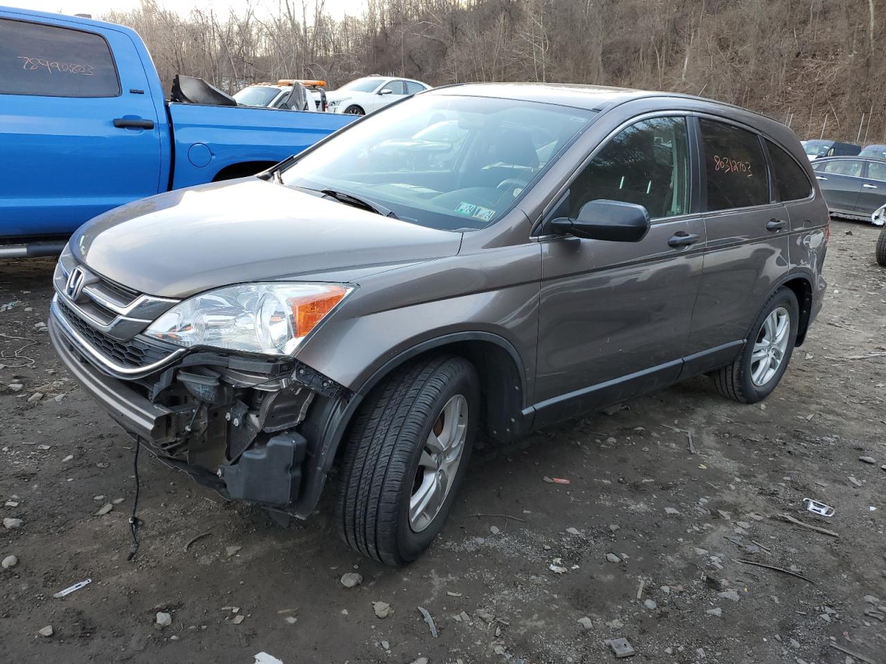 Image 1 of 2010 HONDA CR-V EX 2010 with VIN 5J6RE4H53AL043337