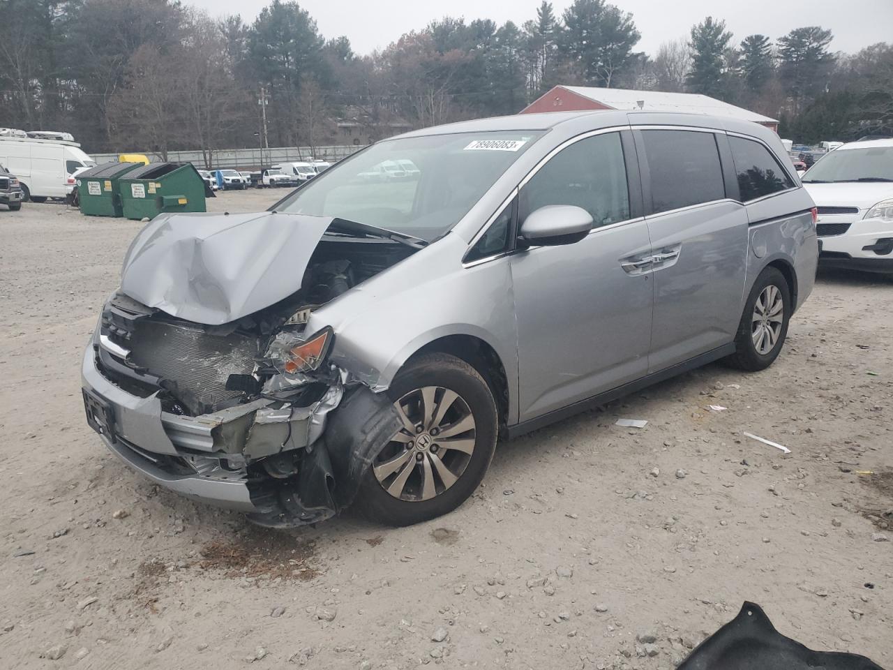 2017 HONDA ODYSSEY SE 2017 image