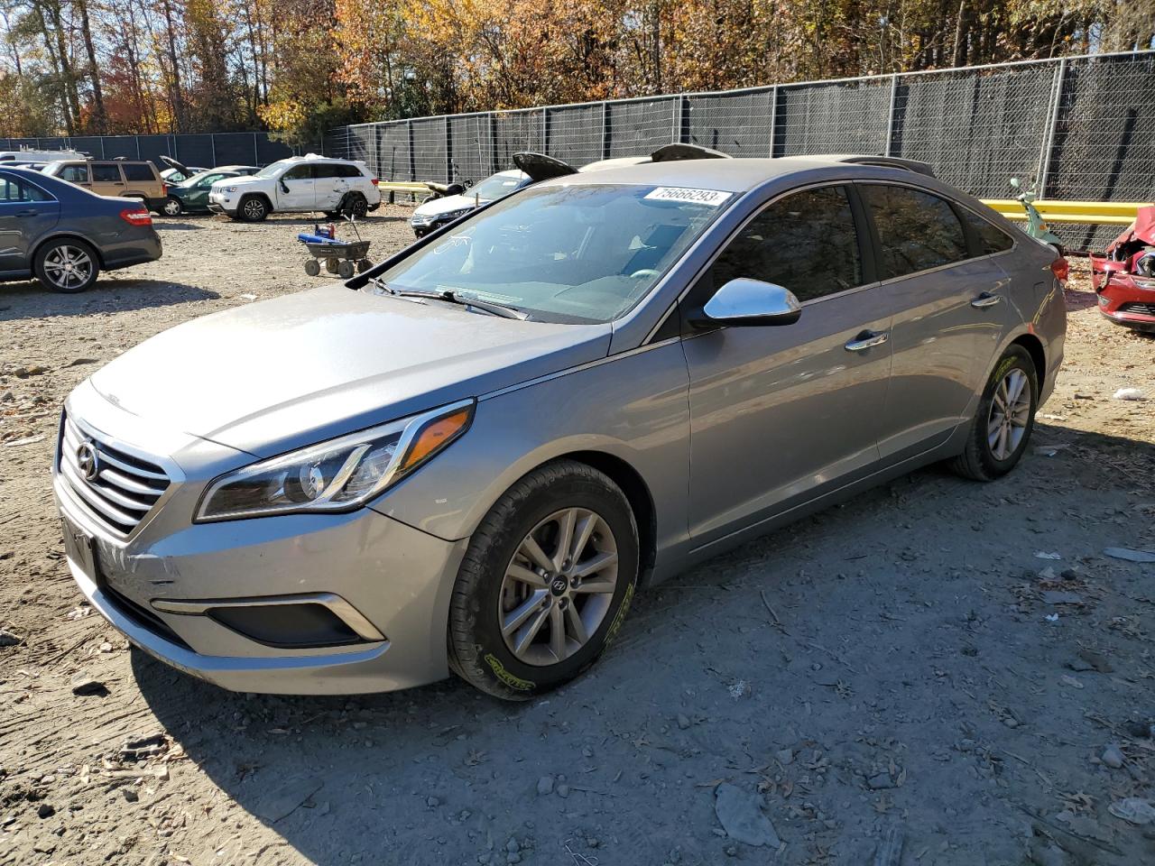 Изображение 1 2016 HYUNDAI SONATA SE 2016 с VIN 5NPE24AF9GH318108
