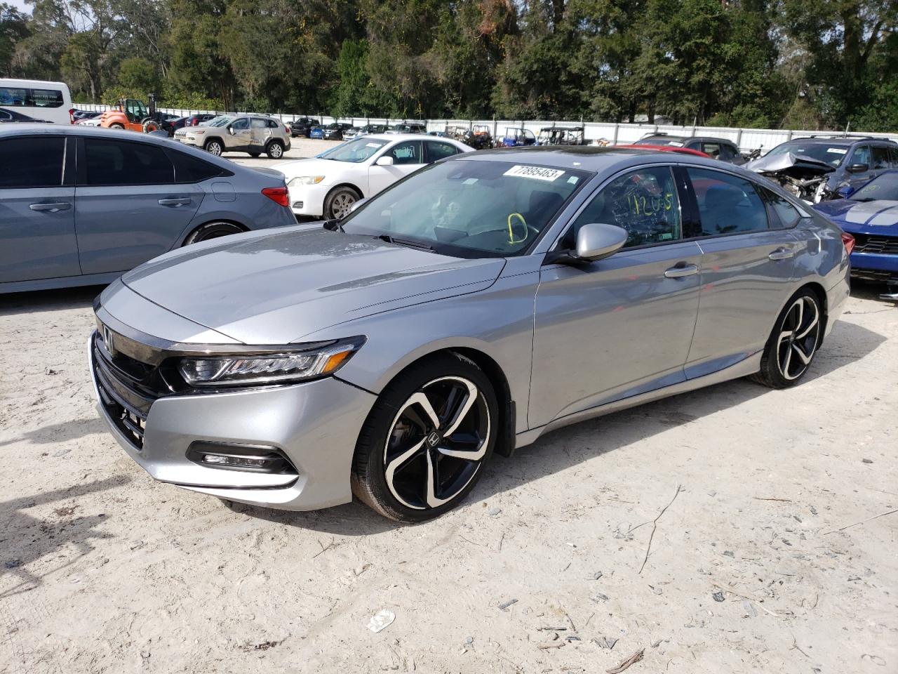 Image 1 of 2019 HONDA ACCORD SPORT 2019 with VIN 1HGCV2F38KA001102