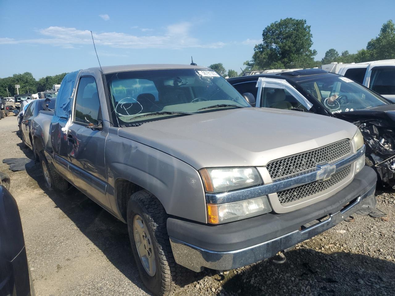Изображение 1 2004 CHEVROLET SILVERADO K1500 2004 с VIN 1GCEK19T74Z134797