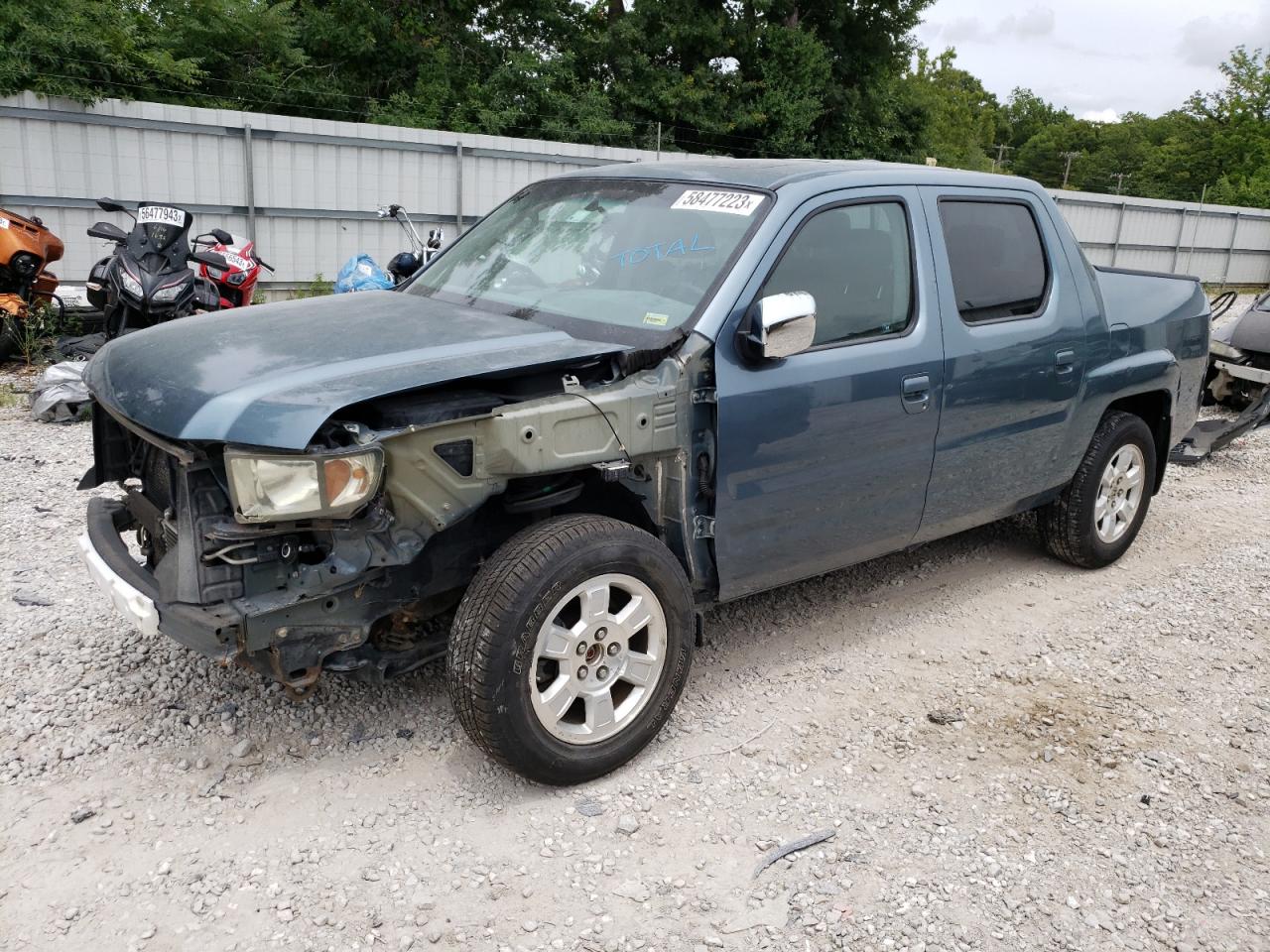 Image 1 of 2008 HONDA RIDGELINE RTL 2008 with VIN 2HJYK16568H526545