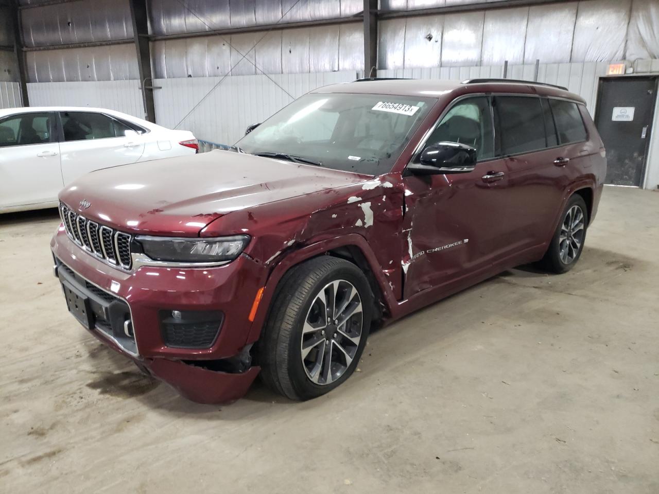 Image 1 of 2022 JEEP GRAND CHEROKEE L OVERLAND 2022 with VIN 1C4RJKDG1N8518862