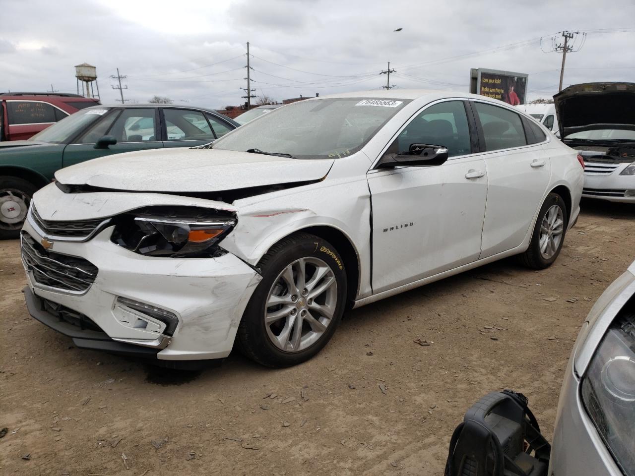 Image 1 of 2018 CHEVROLET MALIBU LT 2018 with VIN 1G1ZD5ST1JF251083