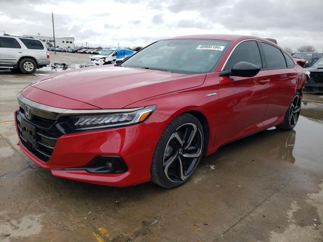 Image 1 of 2022 HONDA ACCORD HYBRID SPORT 2022 with VIN 1HGCV3F24NA000644