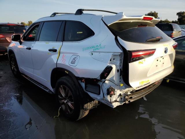 Image 2 of 2023 TOYOTA HIGHLANDER HYBRID BRONZE EDITION 2023 with VIN 5TDABRCH8PS573983