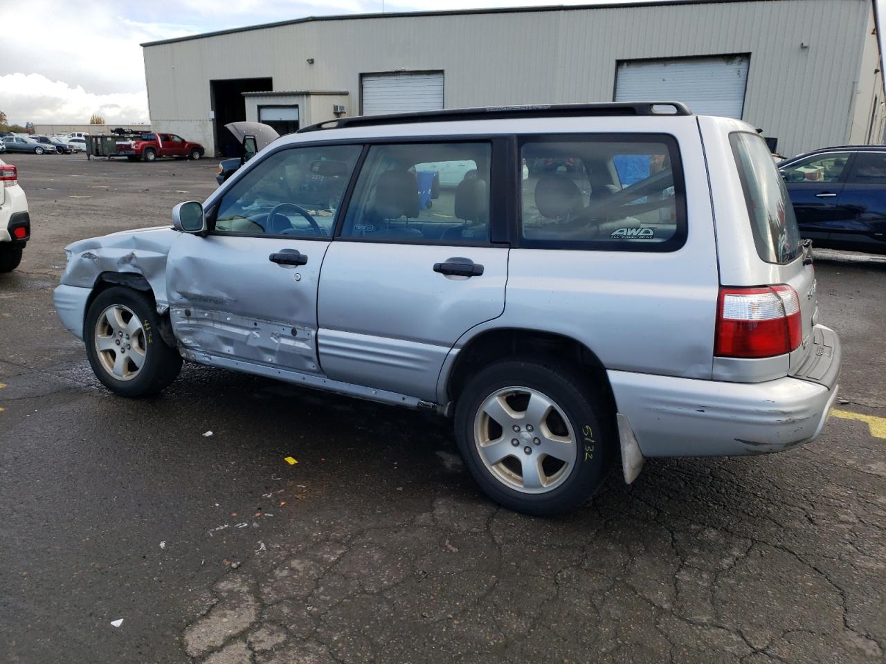 Image 2 of 2002 SUBARU FORESTER S 2002 with VIN JF1SF65682H736959