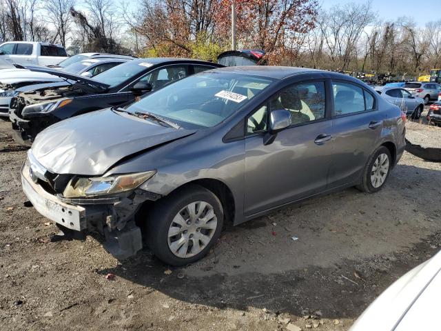 Image 1 of 2012 HONDA CIVIC LX 2012 with VIN 2HGFB2F58CH607963