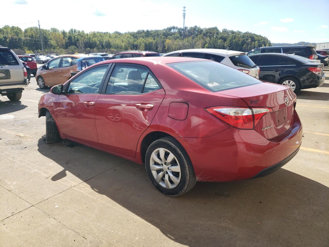 Image 2 of 2014 TOYOTA COROLLA L 2014 with VIN 2T1BURHE3EC209697