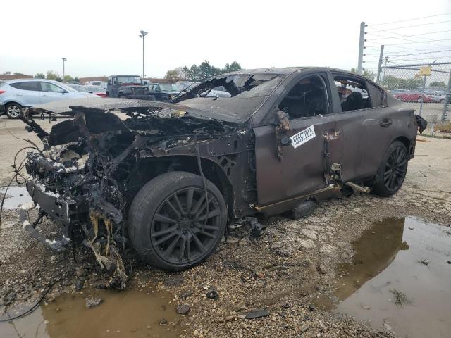 Image 1 of 2016 INFINITI Q50 RED SPORT 400 2016 with VIN JN1FV7AR5GM452176