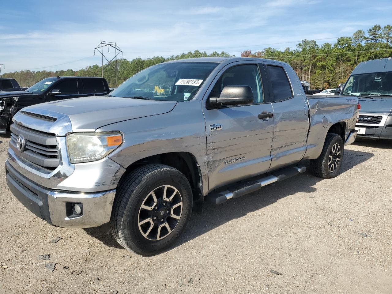 Изображение 1 2014 TOYOTA TUNDRA DOUBLE CAB SR/SR5 2014 с VIN 5TFRY5F18EX170232