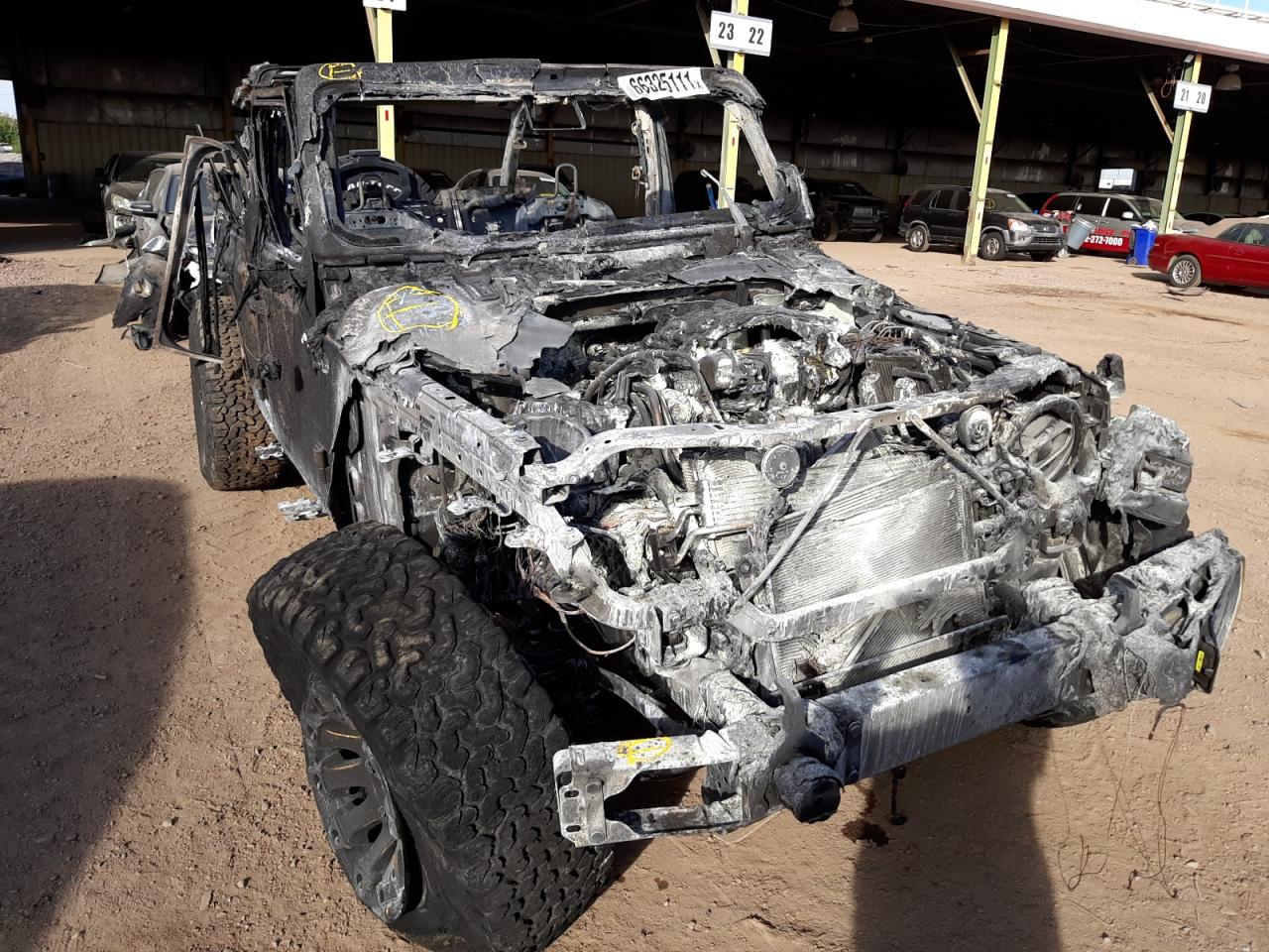 Image 1 of 2021 JEEP WRANGLER UNLIMITED SAHARA 2021 with VIN 1C4HJXEG4MW756478