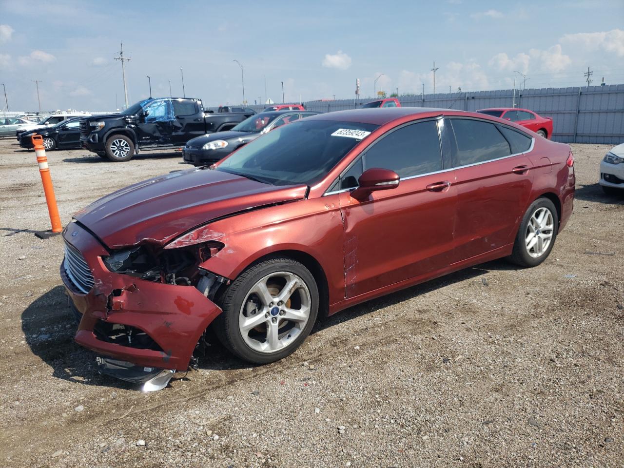 Изображение 1 2014 FORD FUSION SE 2014 с VIN 3FA6P0HD9ER220280