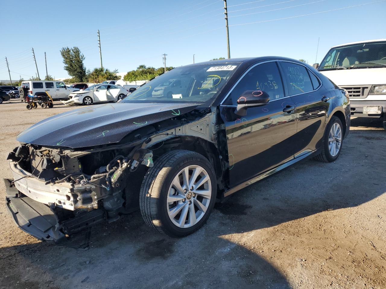 Image 1 of 2022 TOYOTA CAMRY LE 2022 with VIN 4T1C11AK4NU031392