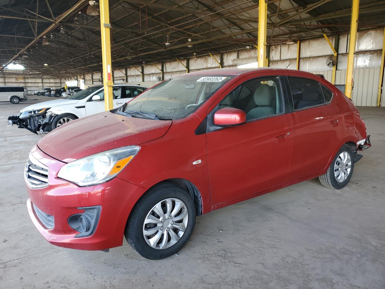 Image 1 of 2017 MITSUBISHI MIRAGE G4 ES 2017 with VIN ML32F3FJ4HHF09696
