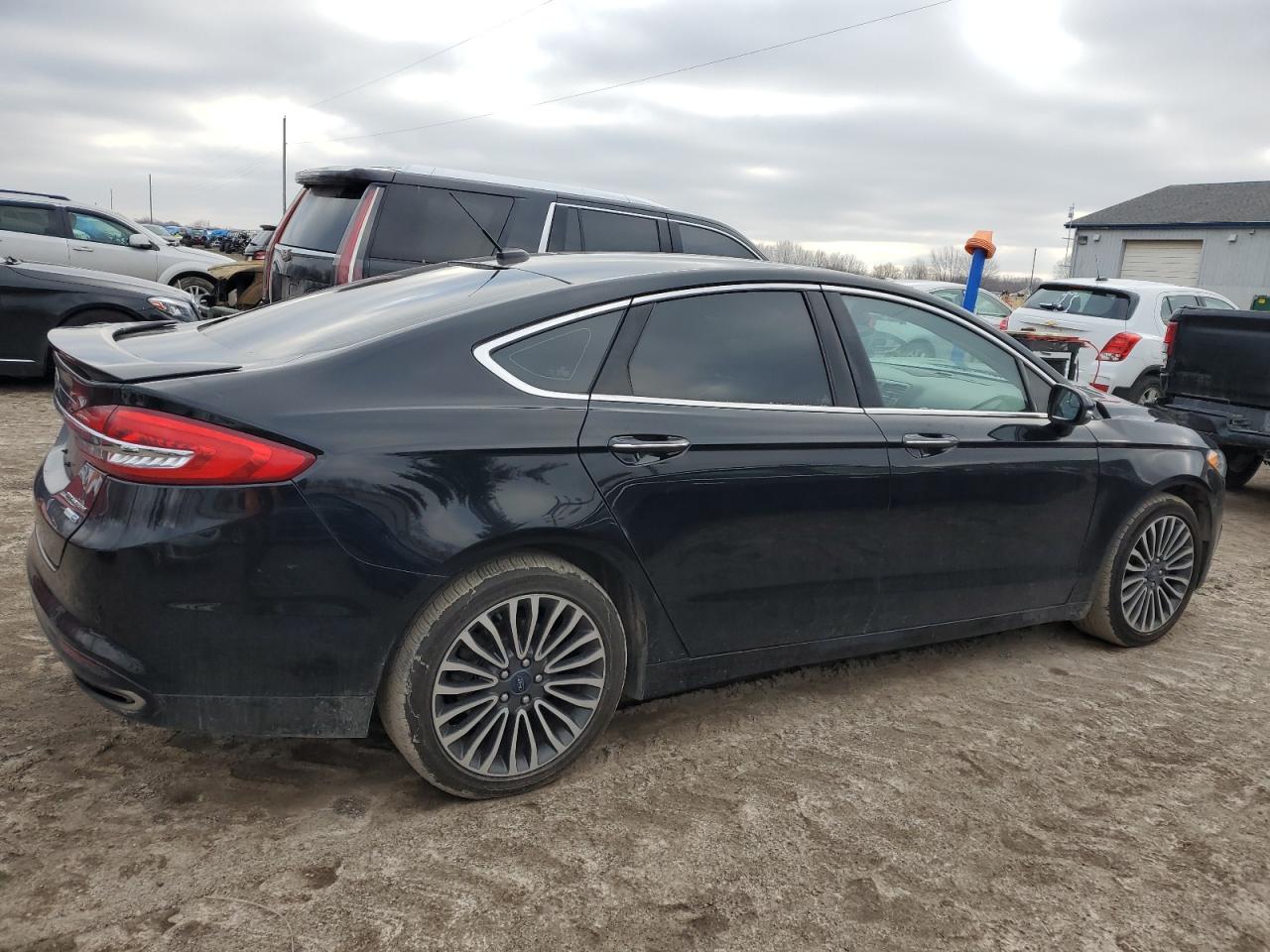 Image 3 of 2018 FORD FUSION TITANIUM/PLATINUM 2018 with VIN 3FA6P0D93JR169080